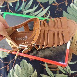 NWOT Bucco gladiator sandals size 10